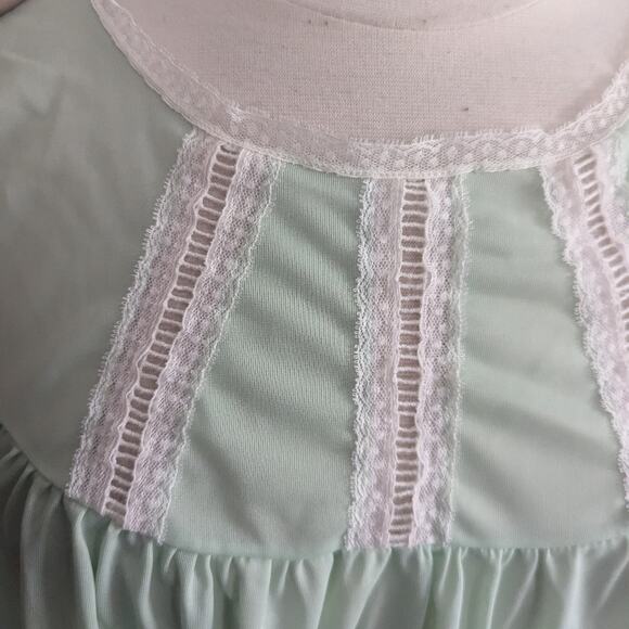 Vintage Women's Heiress Pale Green Slip Large - Picture 6 of 9